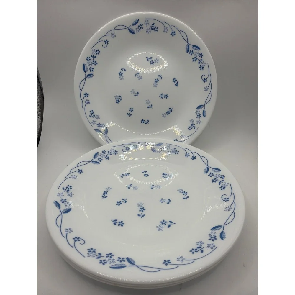 4 Corelle by Corning PROVINCIAL BLUE 6.75